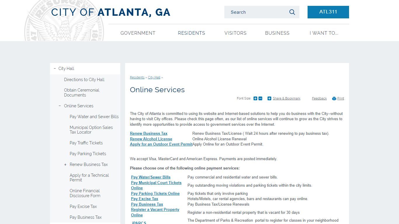 Online Services | Atlanta, GA